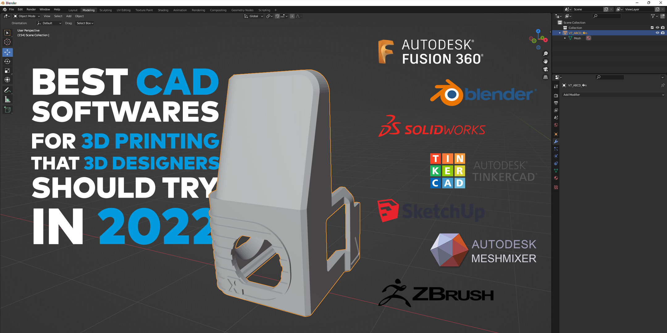 best free 3d printing cad software